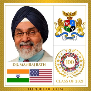 Dr. Manraj Bath top100doc.com info panel